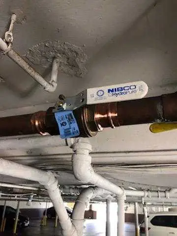 Copper pipe repair and valve work for Backflow Testing in Plain